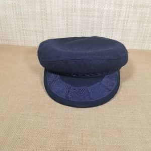 Greek Fisherman's Cap Wool Blend - Blue